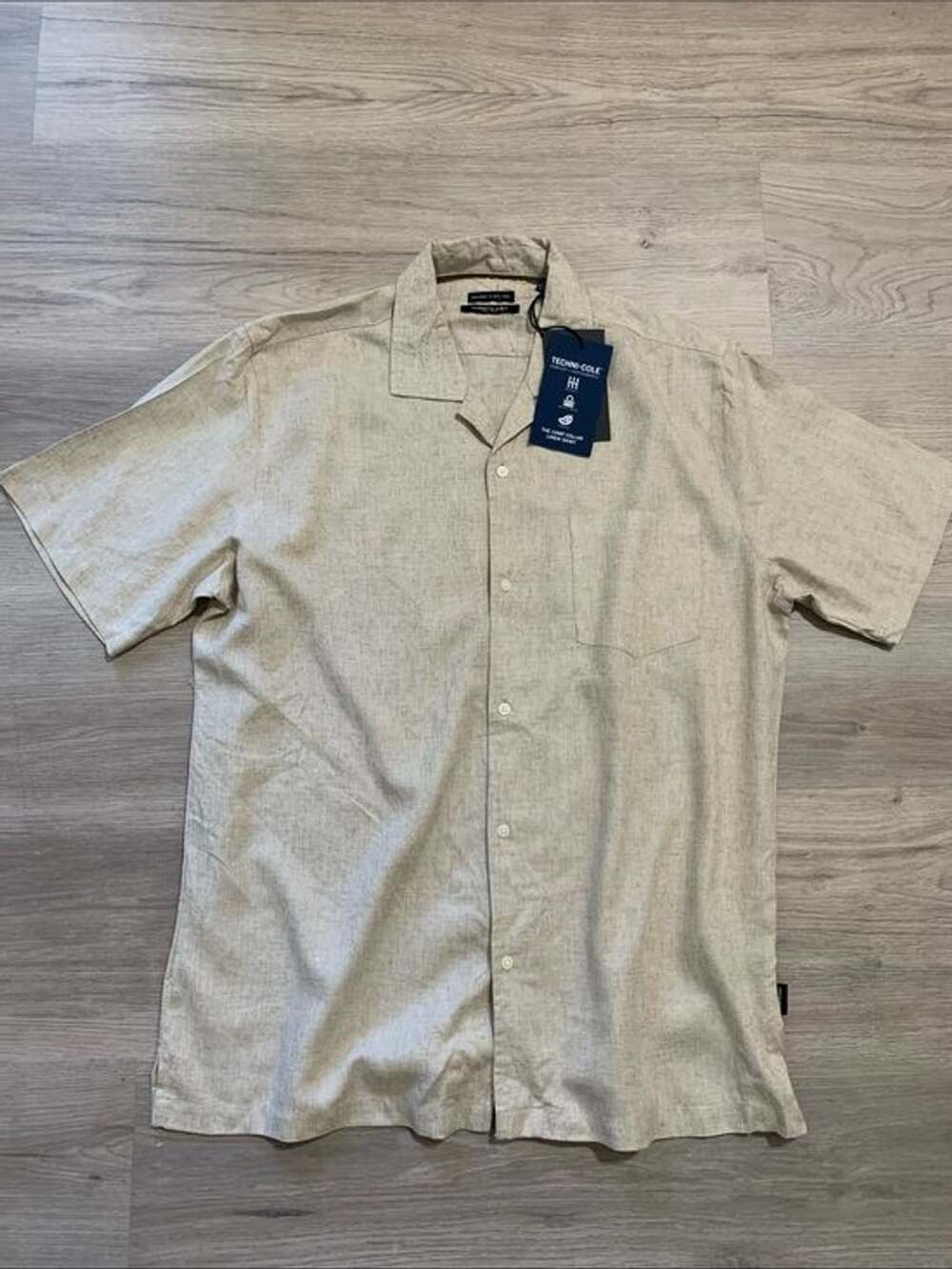 Kenneth Cole Men's Short-Sleeve Button-Down Shirt XL New